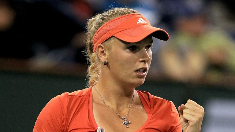 During win over Sofia Arvidsson