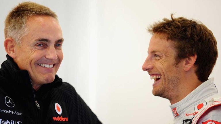 Martin Whitmarsh with Jenson Button