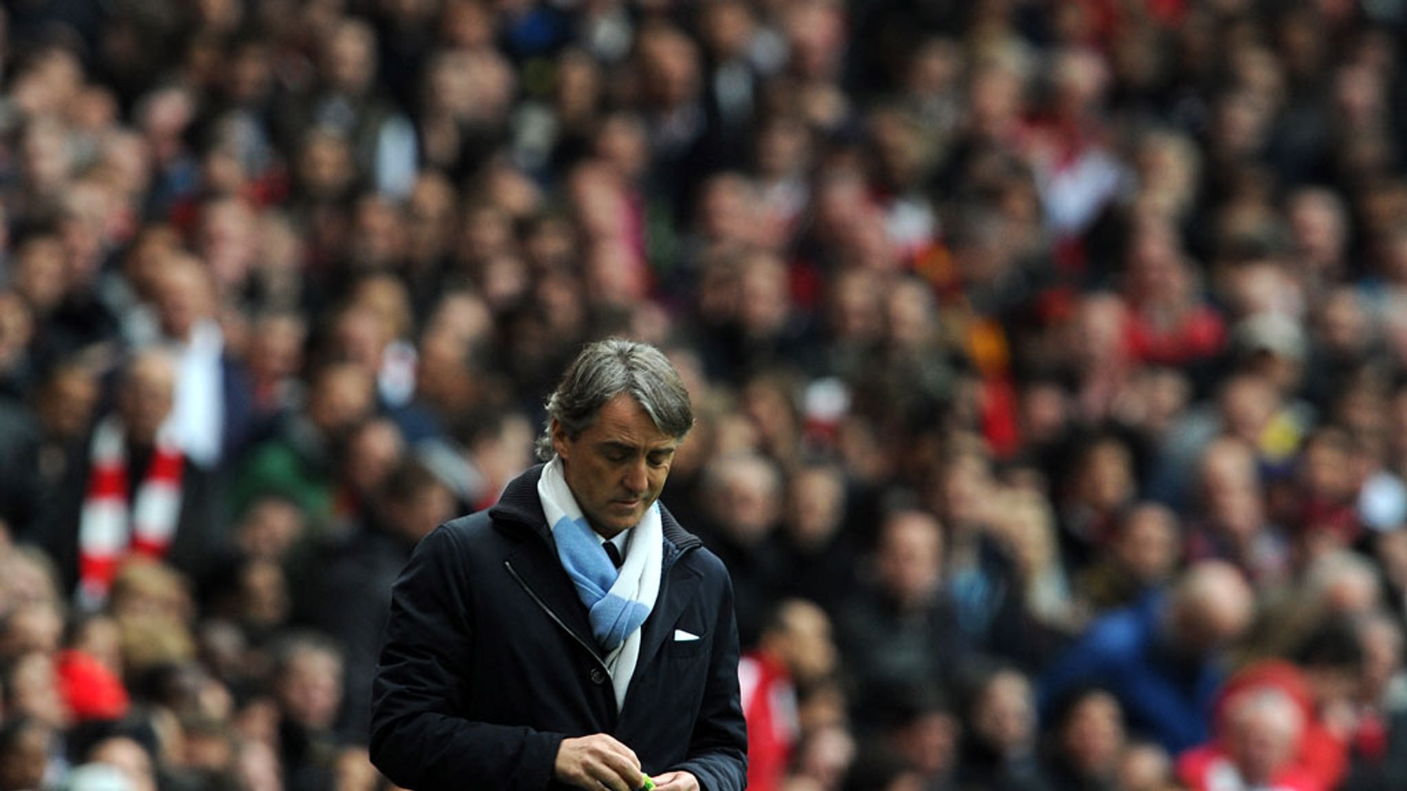 Mancini Refuses To Give Up Football News Sky Sports
