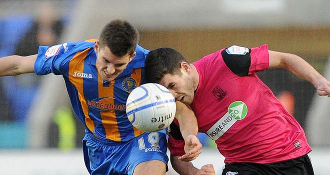 McAllister (l): Netted against his former club