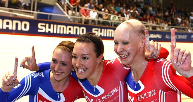 Team pursuit: GB team won gold with a second world record of the day
