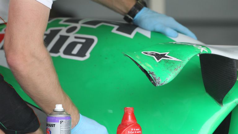 Force India clean up their body work