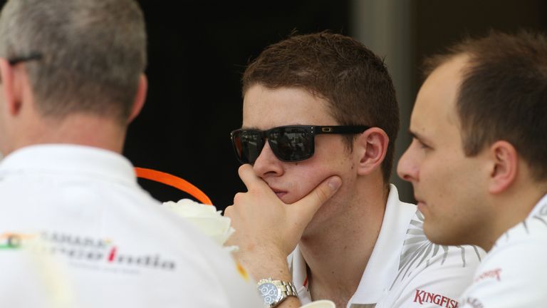 Paul di Resta deep in thought