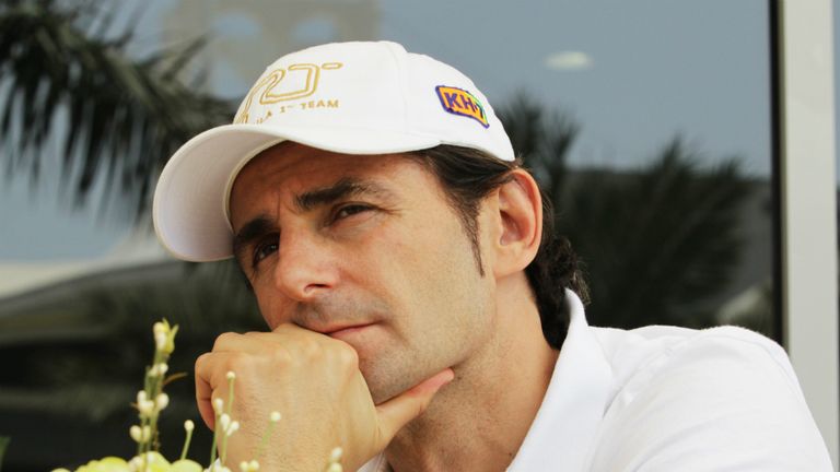 Pedro de la Rosa deep in thought