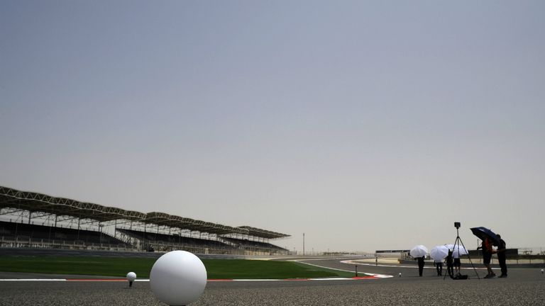 Red Bull measure the track