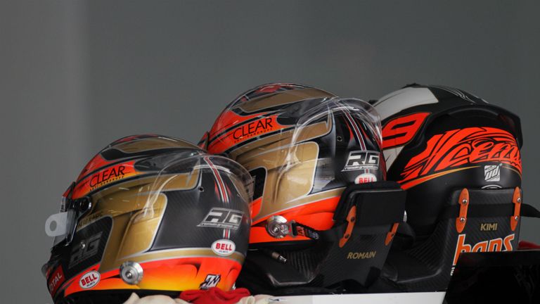 Lotus get the helmets ready