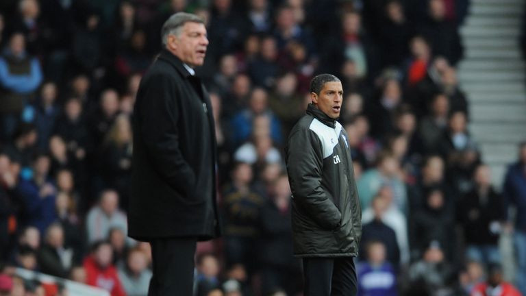 Sam Allardyce: West Ham boss feels his side are facing a battle to secure automatic promotion
