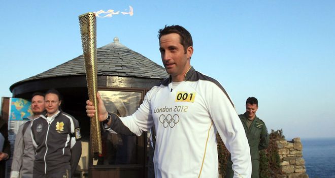 Ben Ainslie: With the 2012 Olympic Torch