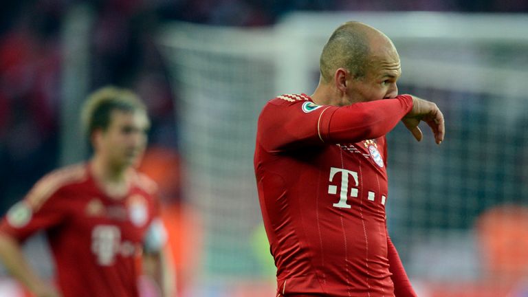Arjen Robben: Lost out in last-years DFB Pokal final, which this season has excluded Dresden