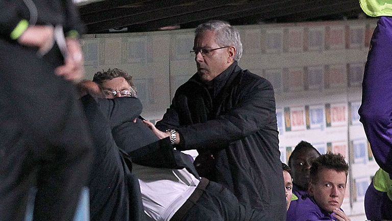 Delio Rossi has been sacked by Fiorentina after attacking Adem Ljajic on the bench