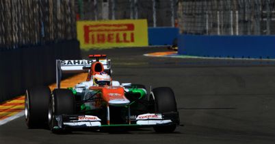 Paul di Resta: Starts 10th on the grid for the European Grand Prix