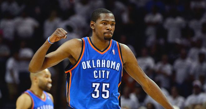 Kevin Durant: Scored 27 points in Monday&#39;s win over San Antonio