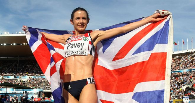 Jo Pavey: second in in 31 minutes 49.03 seconds