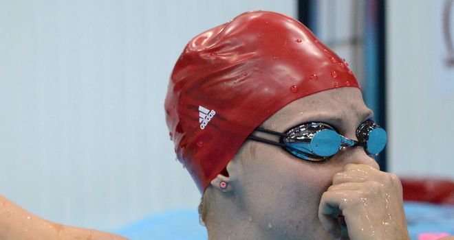 Ellen Gandy: Crashed out in the women&#39;s 200 metres butterfly heats