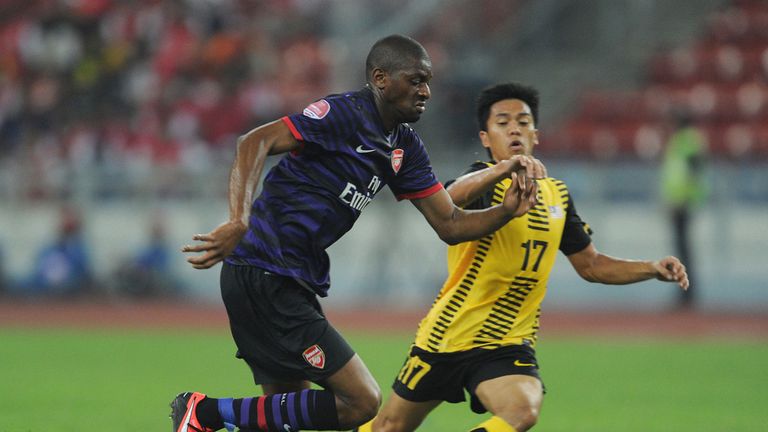 Abou Diaby: The midfielder is expected to face Manchester City on Friday afternoon