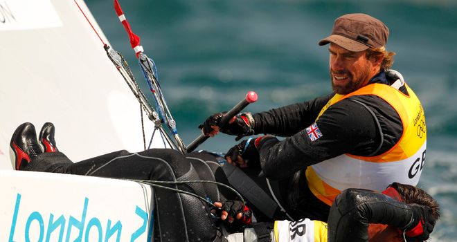 Iain Percy and Andrew Simpson saw gold slip through their fingers in the medal race