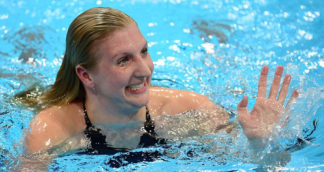 Rebecca Adlington: won four Olympic medals, including double gold in Beijing in 2008