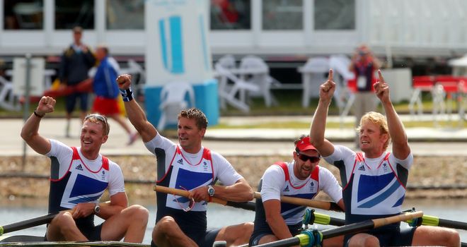 GB gold: Mens four wins another rowing gold for host nation