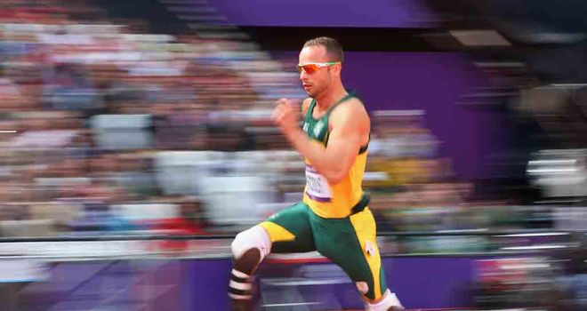 Oscar Pistorius: safely advanced to the semi-finals of the 400 metres