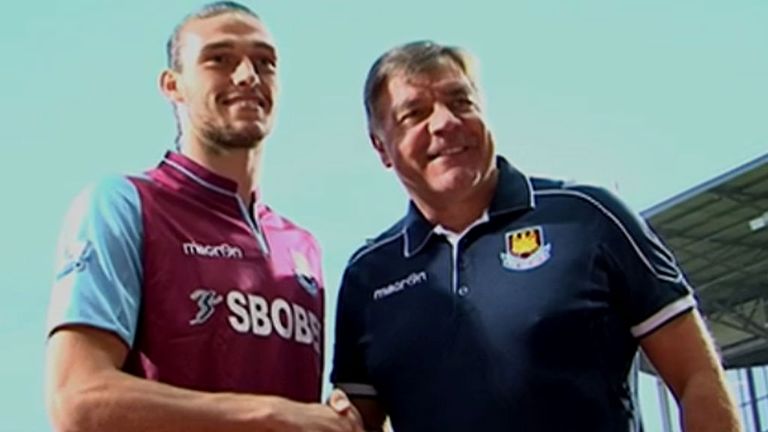 Andy Carroll: Sam Allardyce is backing the striker to fire West Ham to a top-10 finish in the Premier League