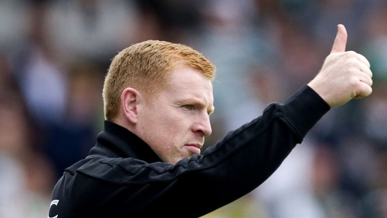 Neil Lennon: Gave a big thumps up to his Celtic side after their historic win at Spartak Moscow