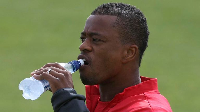 Patrice Evra: Could help Manchester United's defensive crisis by playing centre-half against Fulham