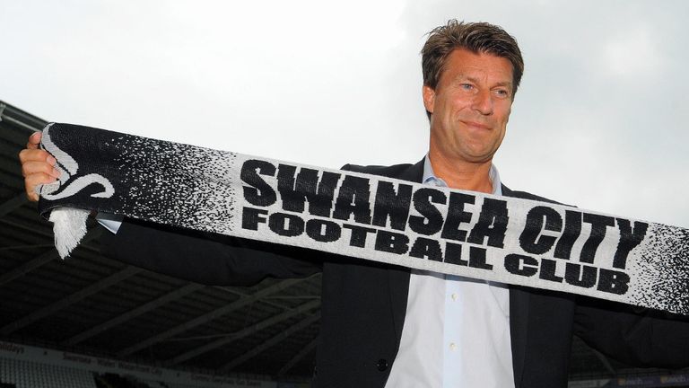 Michael Laudrup: Aiming to continue Swansea's recent rise after replacing Brendan Rodgers