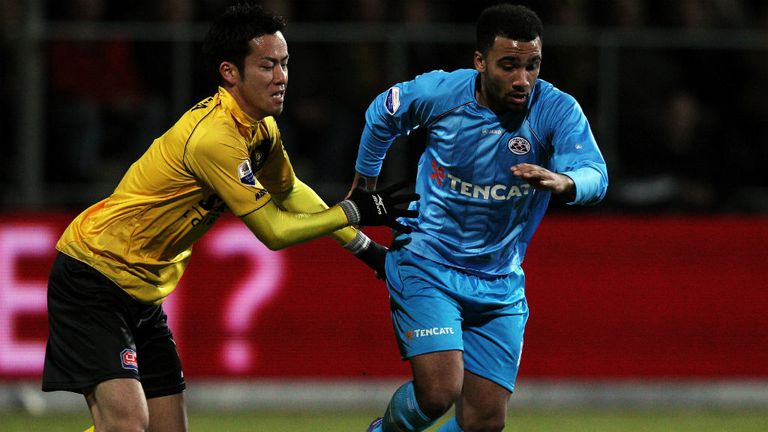 Playing for Heracles against VVV Venlo in February 2012