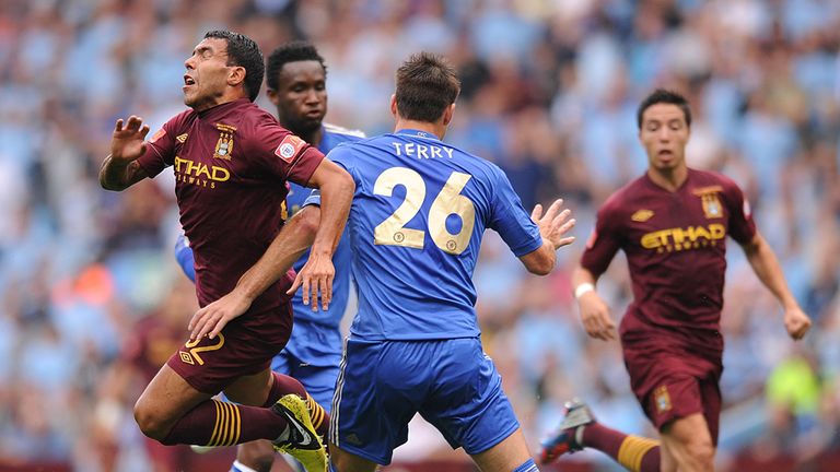 John Terry: Given a hostile reception by Manchester City fans during Community Shield