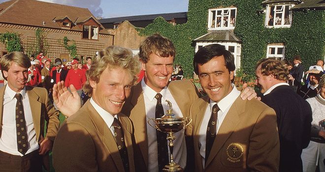 Three of the European stars: Langer, Lyle and Seve