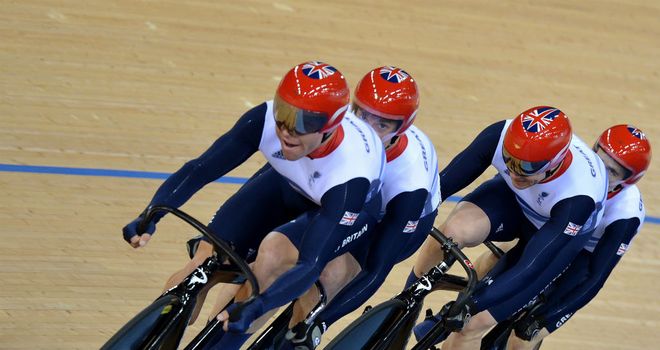 British para-cyclists: Topped the medal table at the London 2012 velodrome