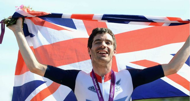 David Stone: successfully defended his Paralympic Games road race title