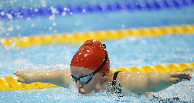 Ellie Simmonds: Set a world record in her 200 metres individual medley heat swim