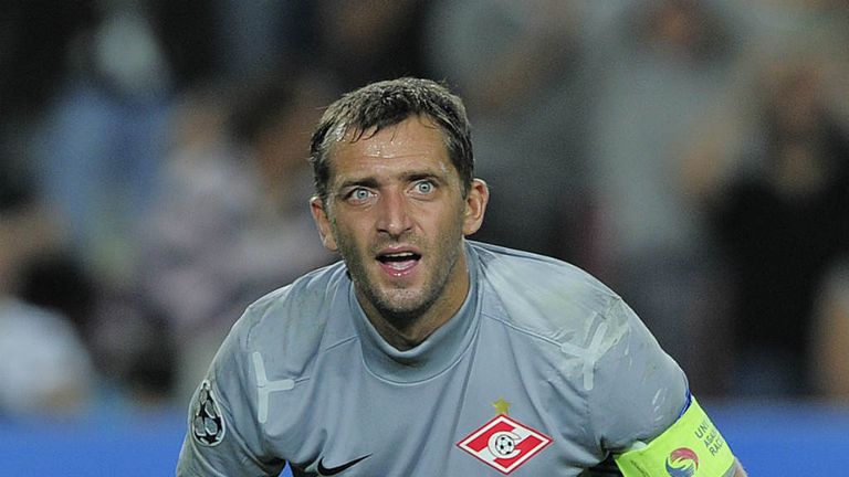 Andriy Dykan: Spartak Moscow goalkeeper will miss the Champions League tie with Celtic