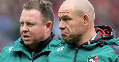 Richard Cockerill and Matt Connor: questioned the decision not to kick for goal early in the second half