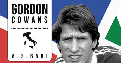 Gordon Cowans spent three seasons at Bari from 1985 to 1988