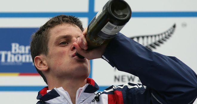 Jonny Brownlee: second place in Auckland enough to clinch world title