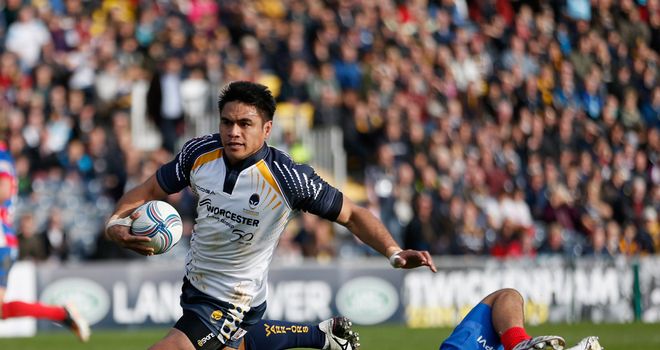 David Lemi: Scored four tries in Worcester&#39;s emphatic victory