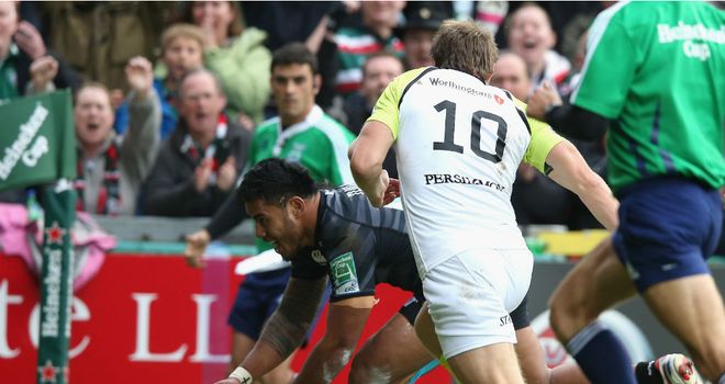 Manu Tuilagi: Scored two tries to help Leicester bounce back to winning ways