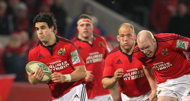 Conor Murray: scored Munster&#39;s first try against Edinburgh