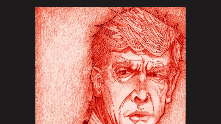 Arsene Wenger by Brian Cabaniss - @11cannons