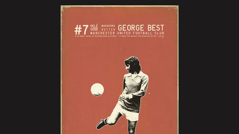 George Best by Zoran Lucic - @zoranlucic