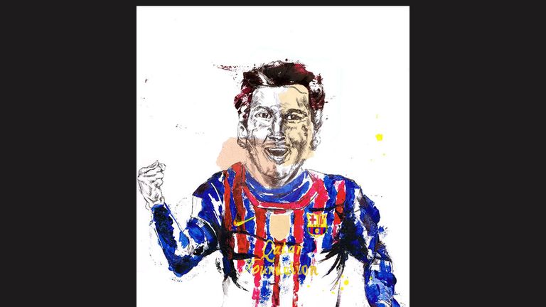 Messi by Sahara Charles - @SaharaKoala