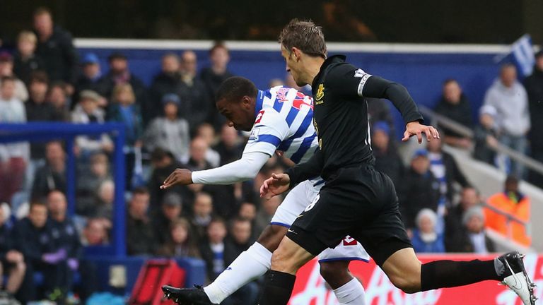 Junior Hoilett: Felt QPR were unlucky not to beat Everton after he scored an early opener