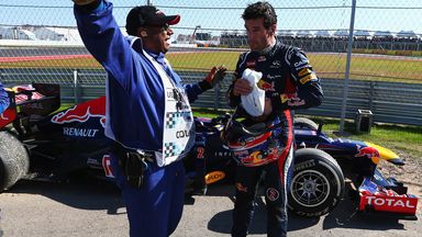 Webber's Red Bull ground to a halt in Austin