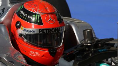 Michael Schumacher: Starts fifth on the grid in Austin
