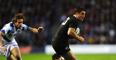 Dan Carter: In action in New Zealand's 51-22 victory over Scotland