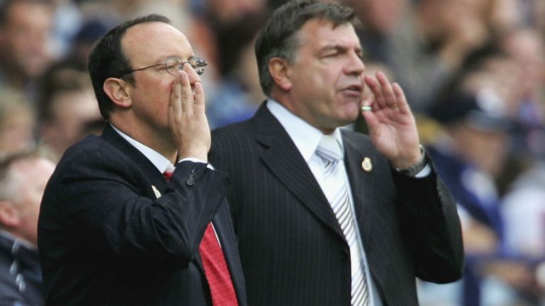 Managing Liverpool and Bolton respectively in 2006