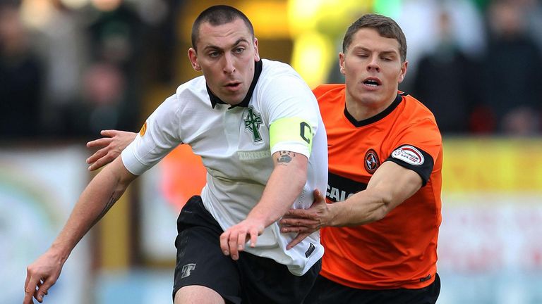 Scott Brown: Celtic captain 'over the worst' of hip injury