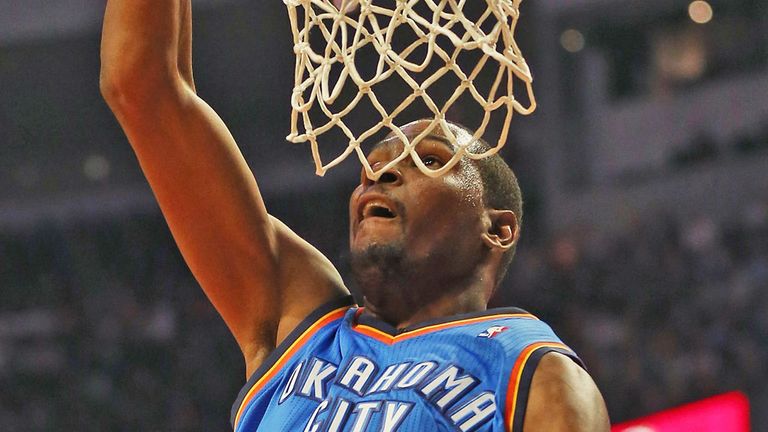 Kevin Durant: Scored 32 points in Tuesday&#39;s 117-111 victory over the Brooklyn Nets